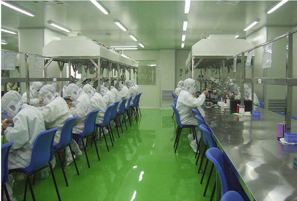 無(wú)塵電子車(chē)間施工案例